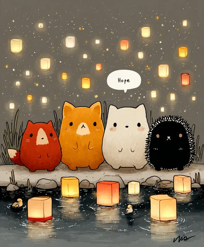 Storybook Clipart Animals Cozy Moments Midjourney Prompt | PromptBase