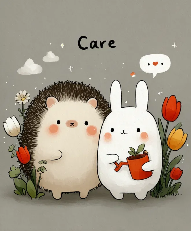 Storybook Clipart Animals Cozy Moments Midjourney Prompt | PromptBase