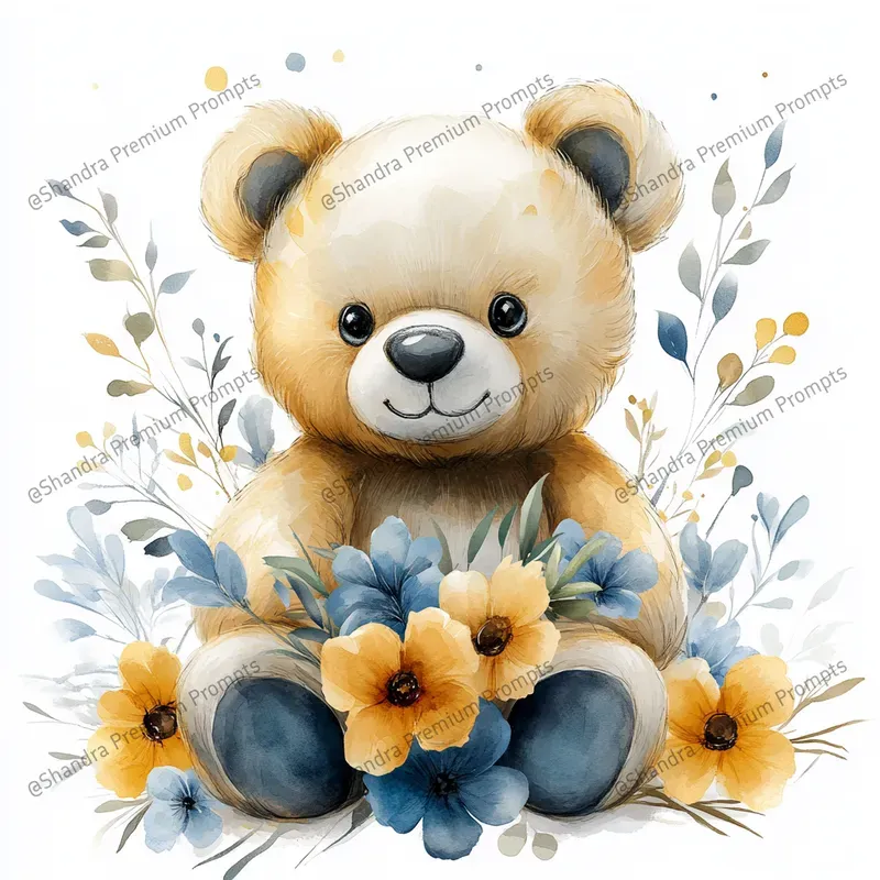 Baby Shower Beautiful Cliparts Midjourney Prompt | PromptBase