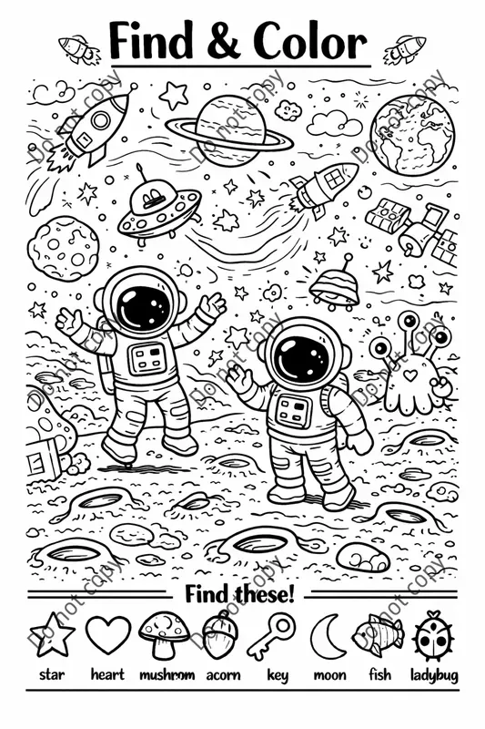 Find Color Activity Pages Any Themes ChatGPT Image Prompt | PromptBase