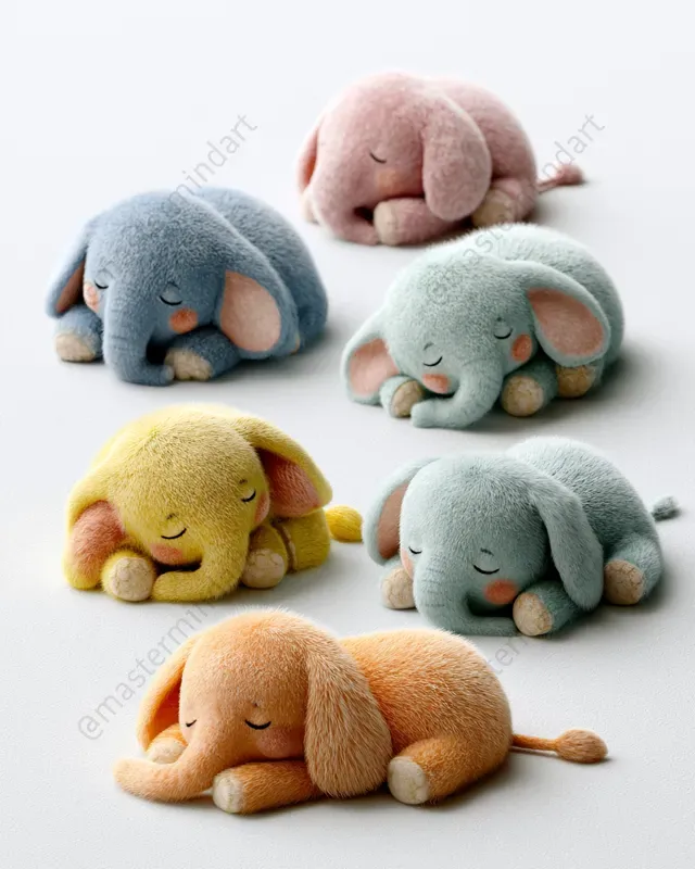 Cute 3D Nursery Animals Midjourney Prompt | PromptBase