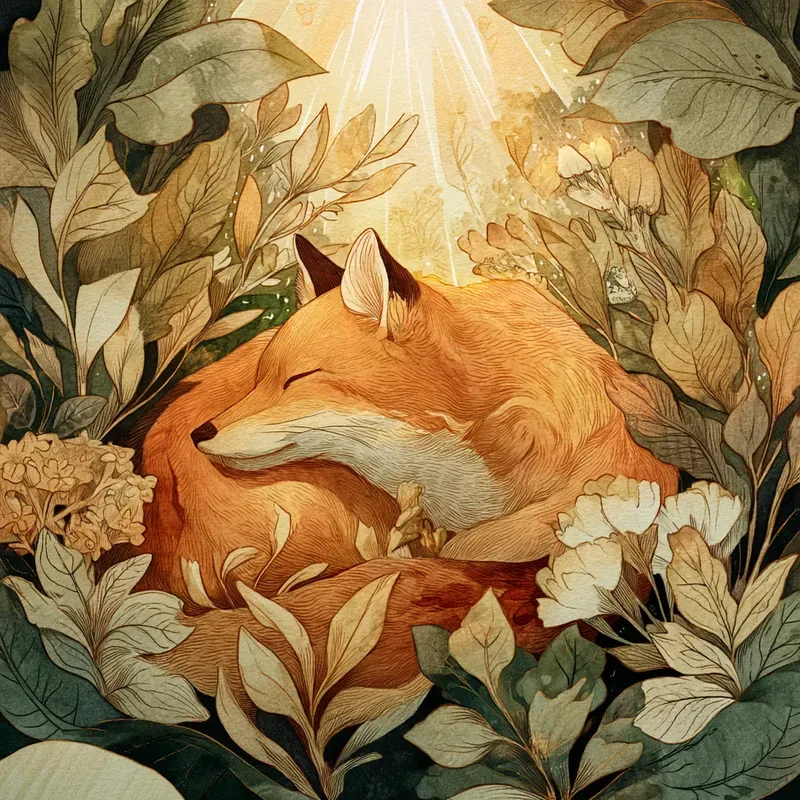 Magical Nature Watercolor Illustrations Midjourney Prompt | PromptBase