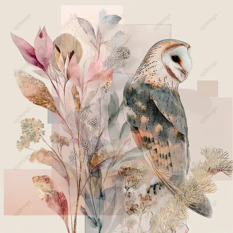 Delicate Watercolor Botanical Style Midjourney Prompt | PromptBase