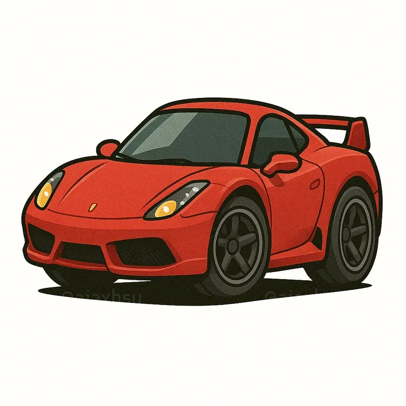Chibi Car Sticker Packs ChatGPT Image Prompt | PromptBase