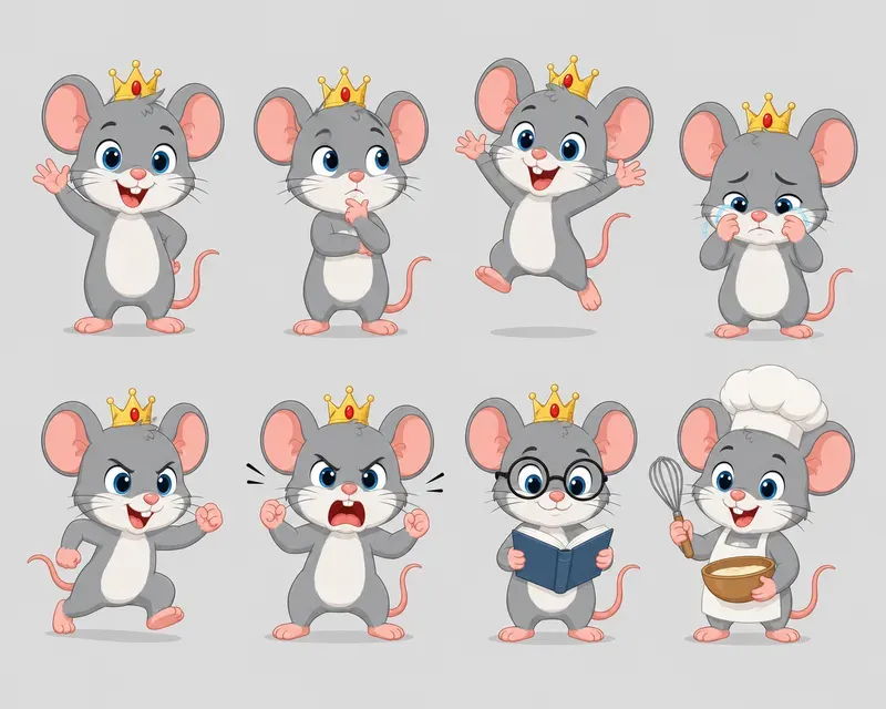 Modular Mascot Character Sheet Generator Gemini Image Prompt | PromptBase