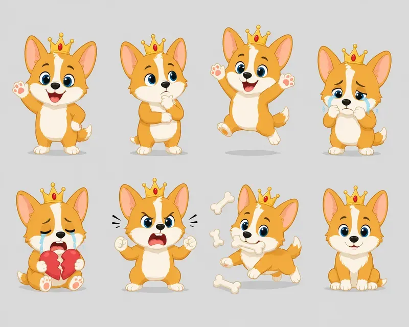 Modular Mascot Character Sheet Generator Gemini Image Prompt | PromptBase