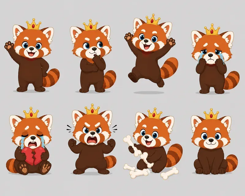 Modular Mascot Character Sheet Generator Gemini Image Prompt | PromptBase