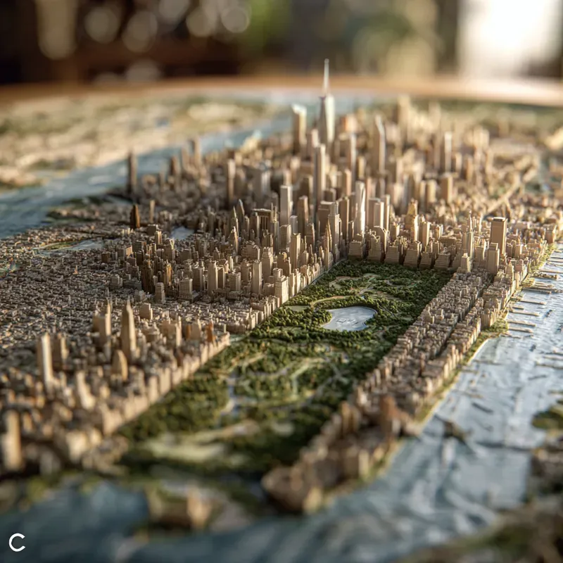 3D Dioramas Map Magic Midjourney Prompt | PromptBase