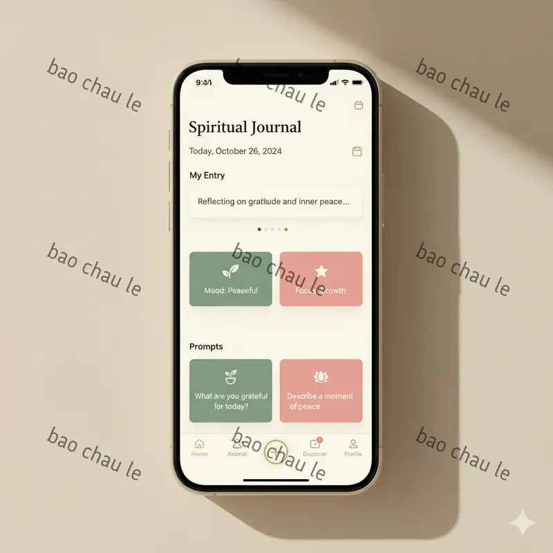 Spiritual UI App Design Packs Gemini Image Prompt | PromptBase