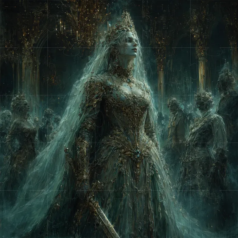 Dark Gothic Fantasy Illustrations ChatGPT Image Prompt | PromptBase