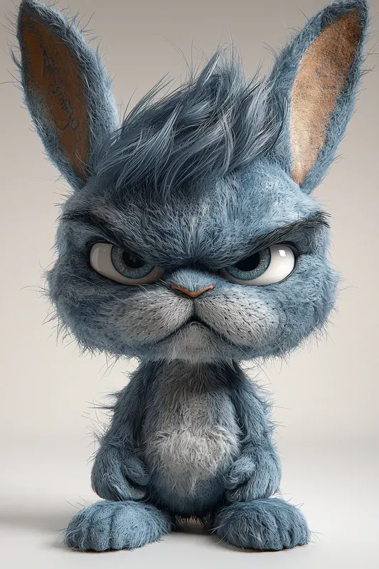 Grumpy Objects Grumpy Plush Scribble Animals Midjourney Prompt | PromptBase
