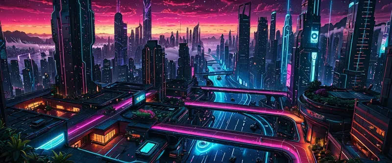 Cyberpunk Artistic Anime Wallpapers Stable Diffusion Prompt | PromptBase