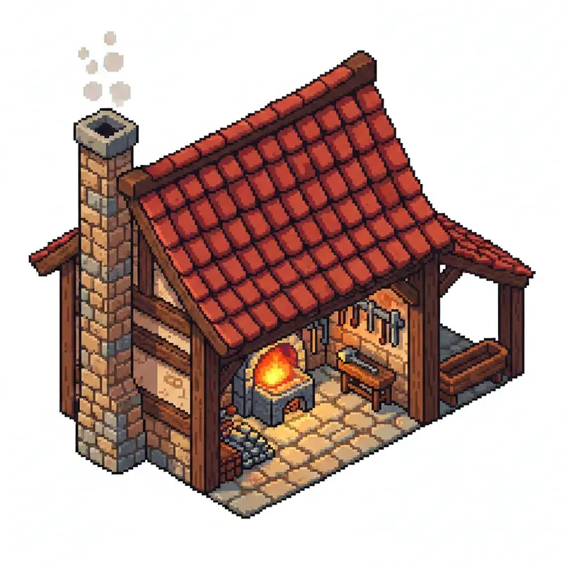 Pixelforge Infinite World Buildings Gemini Image Prompt | PromptBase