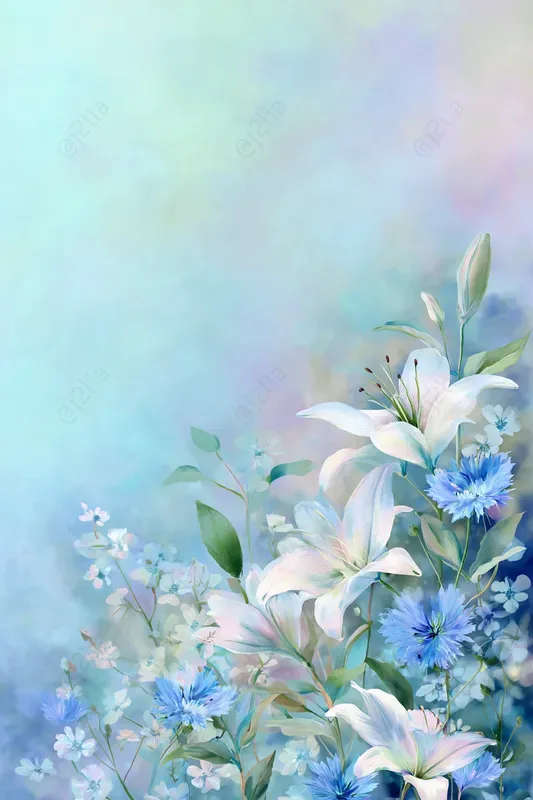 Dreamy Watercolor Floral Scenes Midjourney Prompt | PromptBase
