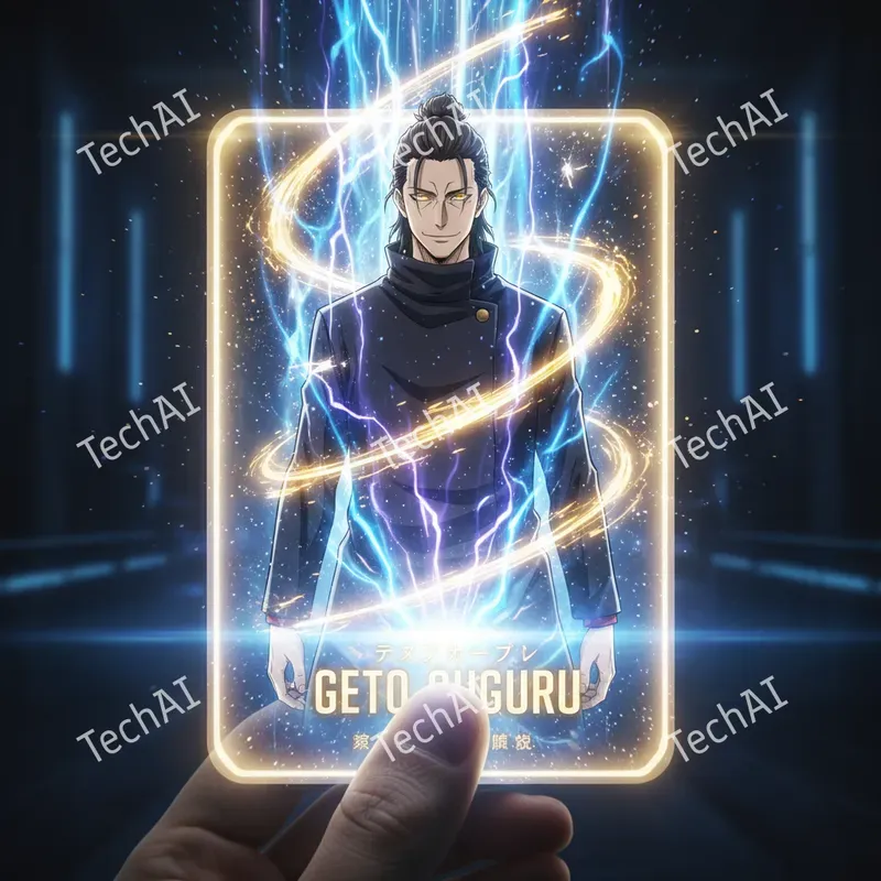 Jjk Card Sorcerers Unleashed Gemini Image Prompt | PromptBase