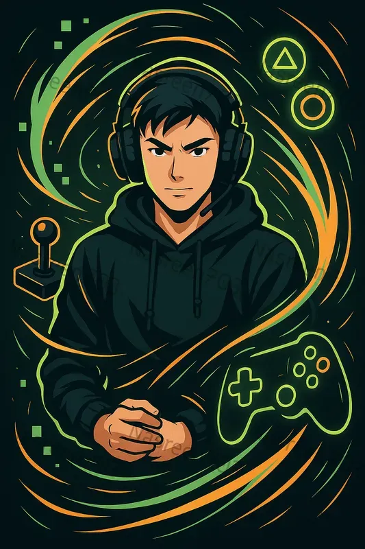Anime Pop Character Poster Templates ChatGPT Image Prompt | PromptBase