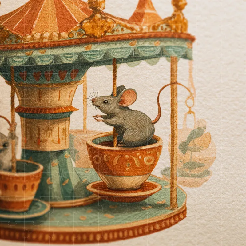 Vintage Storybook Animals Midjourney Prompt | PromptBase