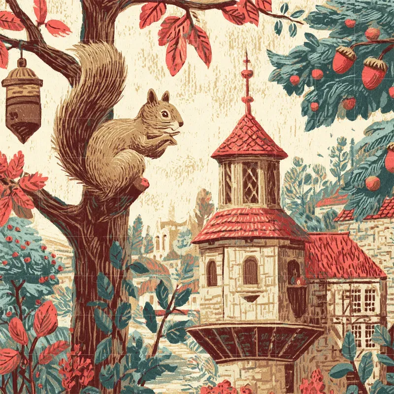 Vintage Storybook Animals Midjourney Prompt | PromptBase
