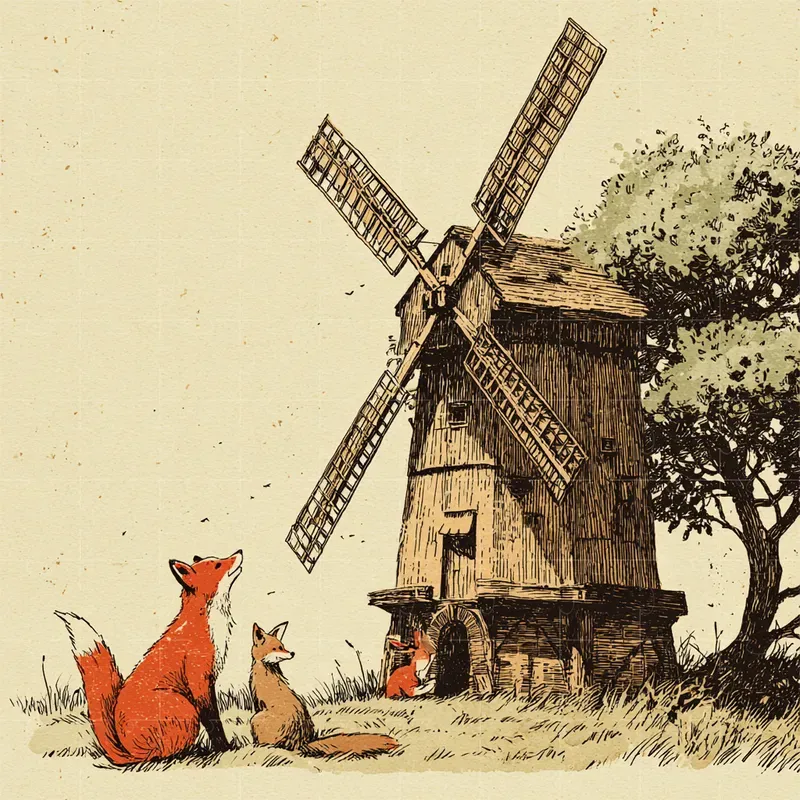 Vintage Storybook Animals Midjourney Prompt | PromptBase
