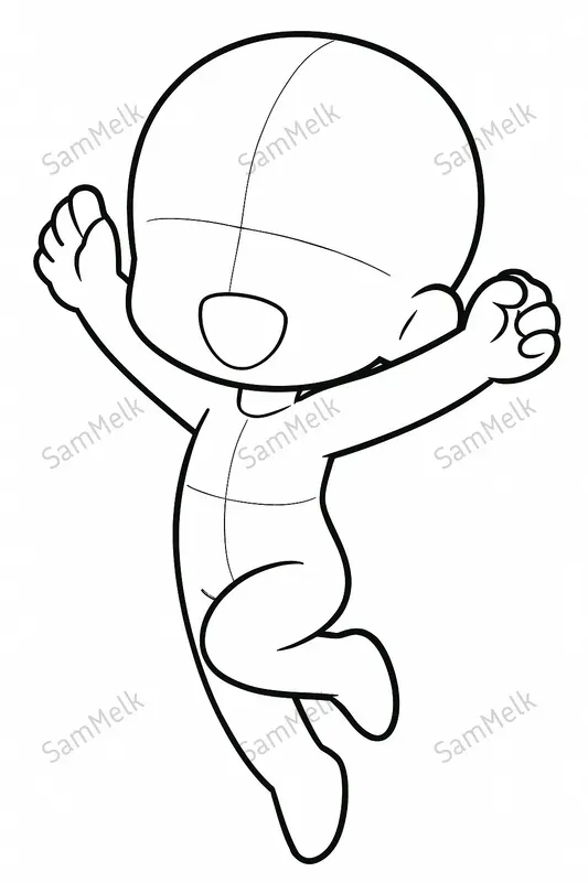 Adorable Chibi Character Base Templates ChatGPT Image Prompt | PromptBase