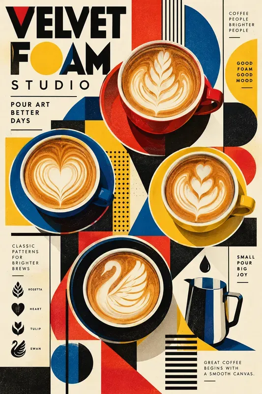 Aesthetic Pop Art Coffee Posters