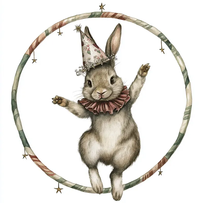 Watercolor Circus Animals Cliparts Midjourney Prompt | PromptBase