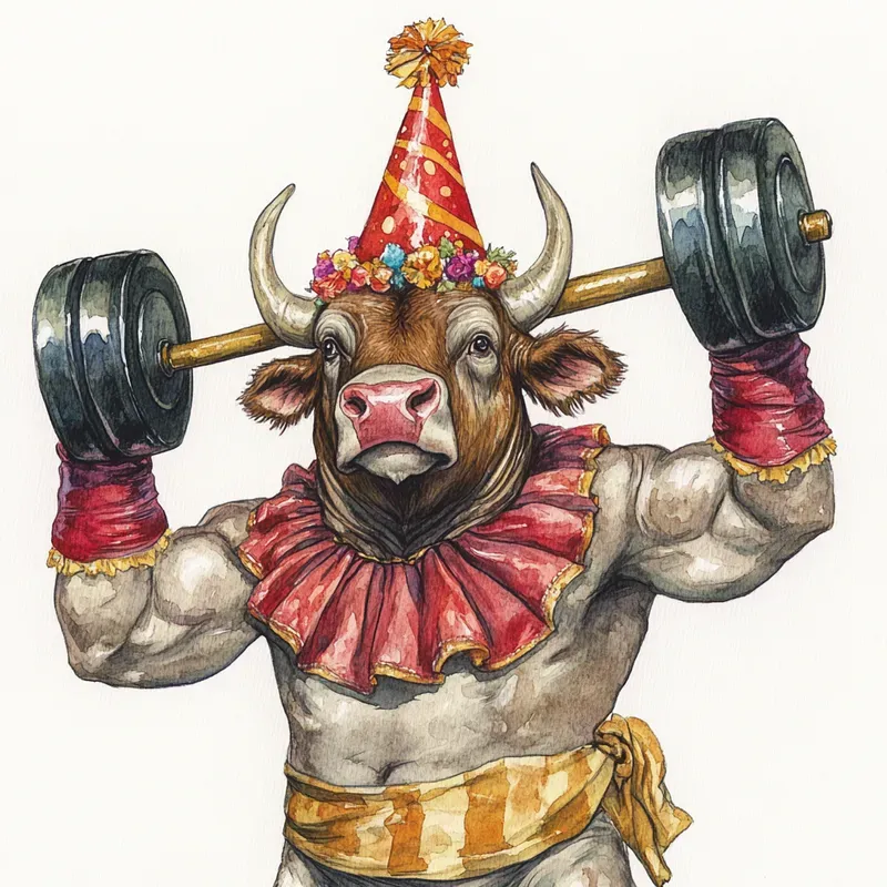 Watercolor Circus Animals Cliparts Midjourney Prompt | PromptBase