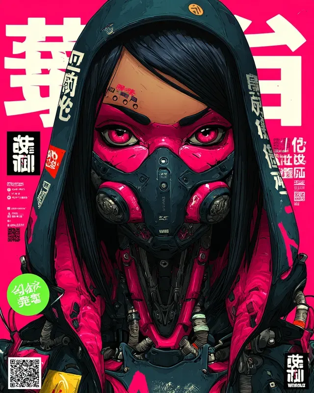 Cyberpunk Anime Style Illustrations Midjourney Prompt | PromptBase