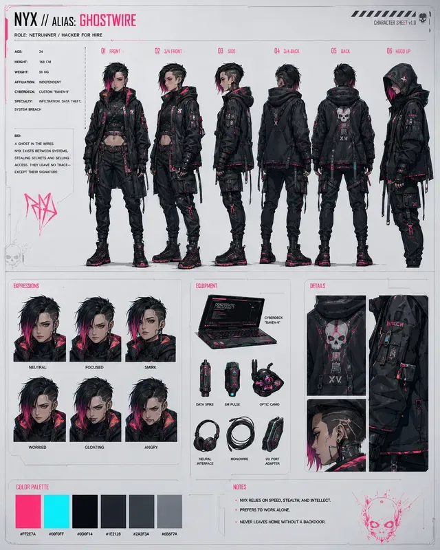 Character Reference Sheet Generator ChatGPT Image Prompt | PromptBase