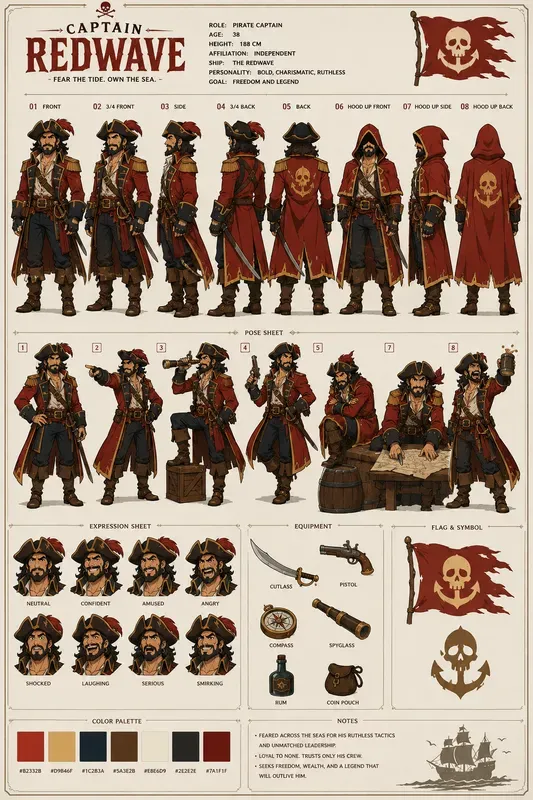 Character Reference Sheet Generator ChatGPT Image Prompt | PromptBase