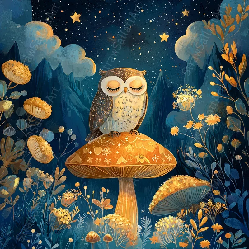 Whimsical Kid Storybook Illustration Art Midjourney Prompt | PromptBase