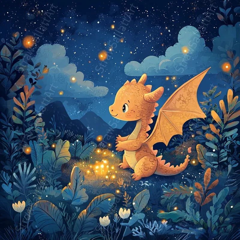 Whimsical Kid Storybook Illustration Art Midjourney Prompt | PromptBase