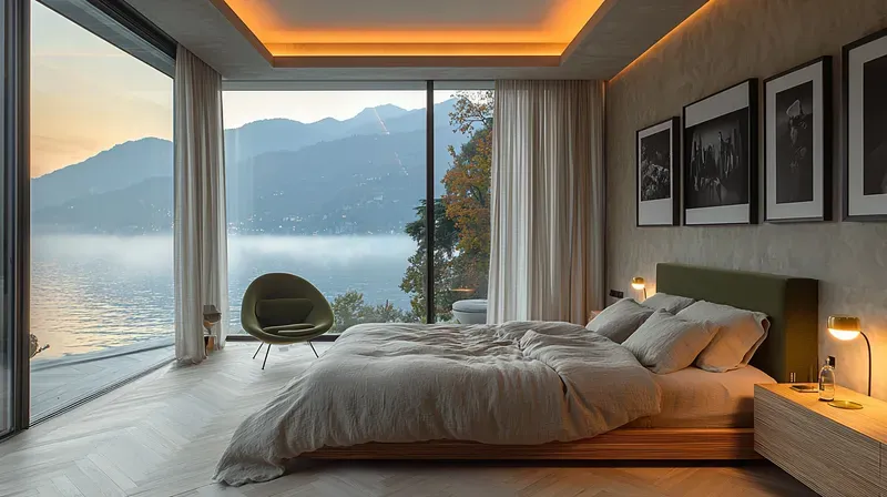 Lakes Como Villa Architectures Midjourney Prompt | PromptBase