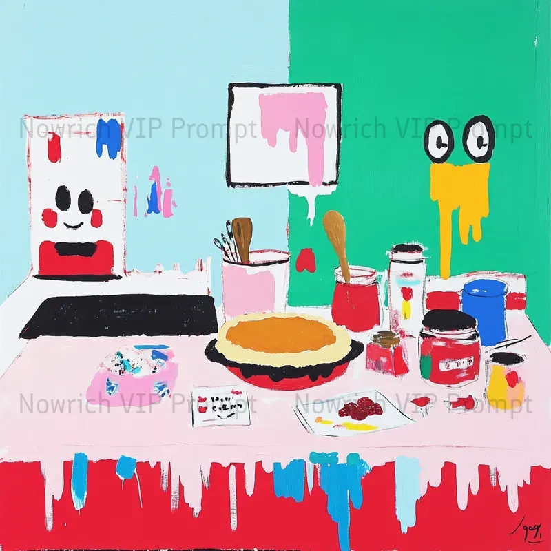 Art Chaotic Posters Midjourney Prompt | PromptBase