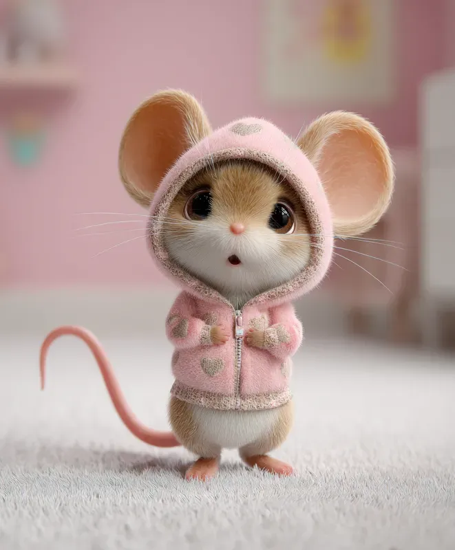 Adorable Baby Animals In Cozy Outfits Midjourney Prompt | PromptBase
