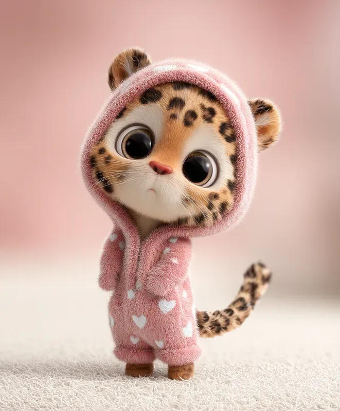 Adorable Baby Animals In Cozy Outfits Midjourney Prompt | PromptBase