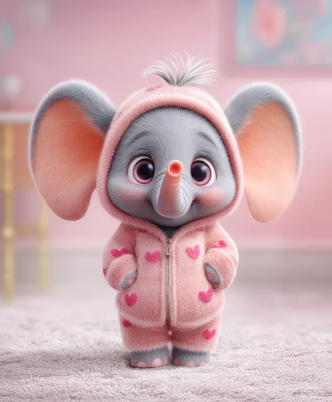 Adorable Baby Animals In Cozy Outfits Midjourney Prompt | PromptBase