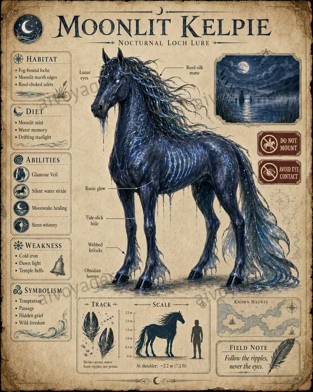 Creatures Field Guide Mythical Creature Field Guides ChatGPT Image Prompt | PromptBase
