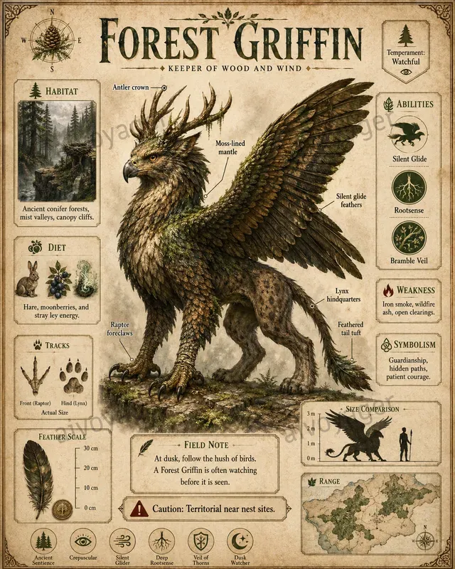 Creatures Field Guide Mythical Creature Field Guides ChatGPT Image Prompt | PromptBase