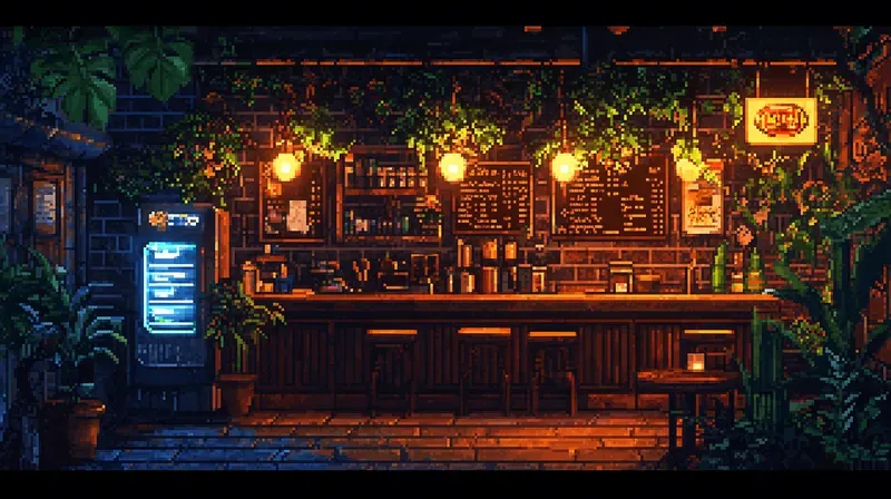 Pixel Art Game Sceneries Midjourney Prompt | PromptBase