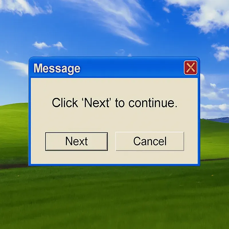 Windows Xp Pop Up Windows ChatGPT Image Prompt | PromptBase