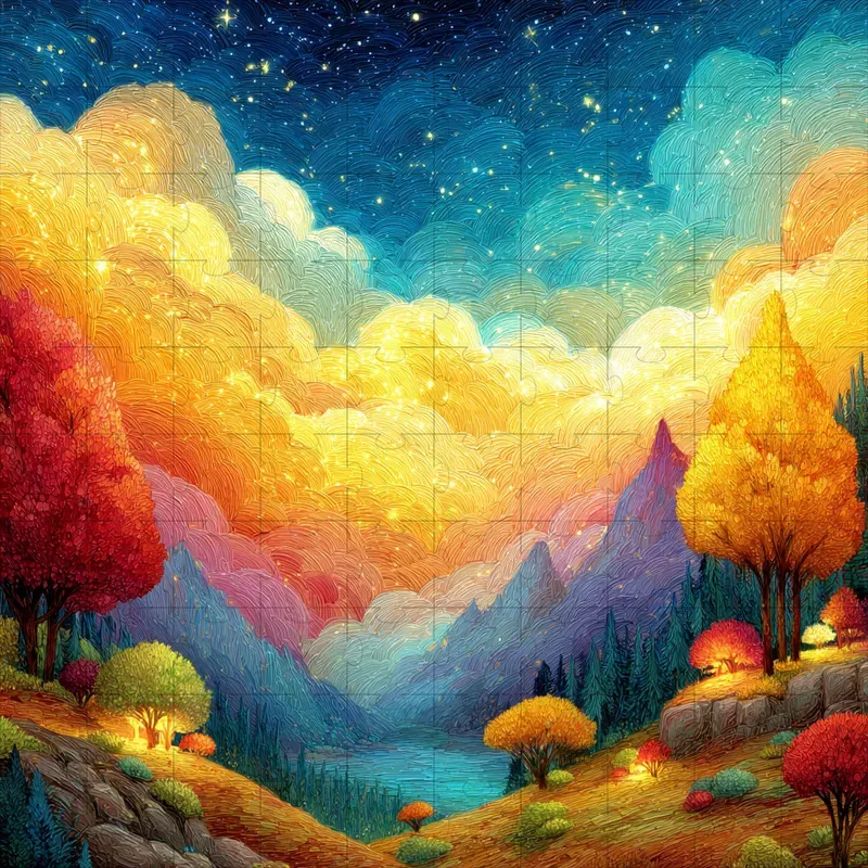 Impasto Whimsical Storybook Art Midjourney Prompt | PromptBase