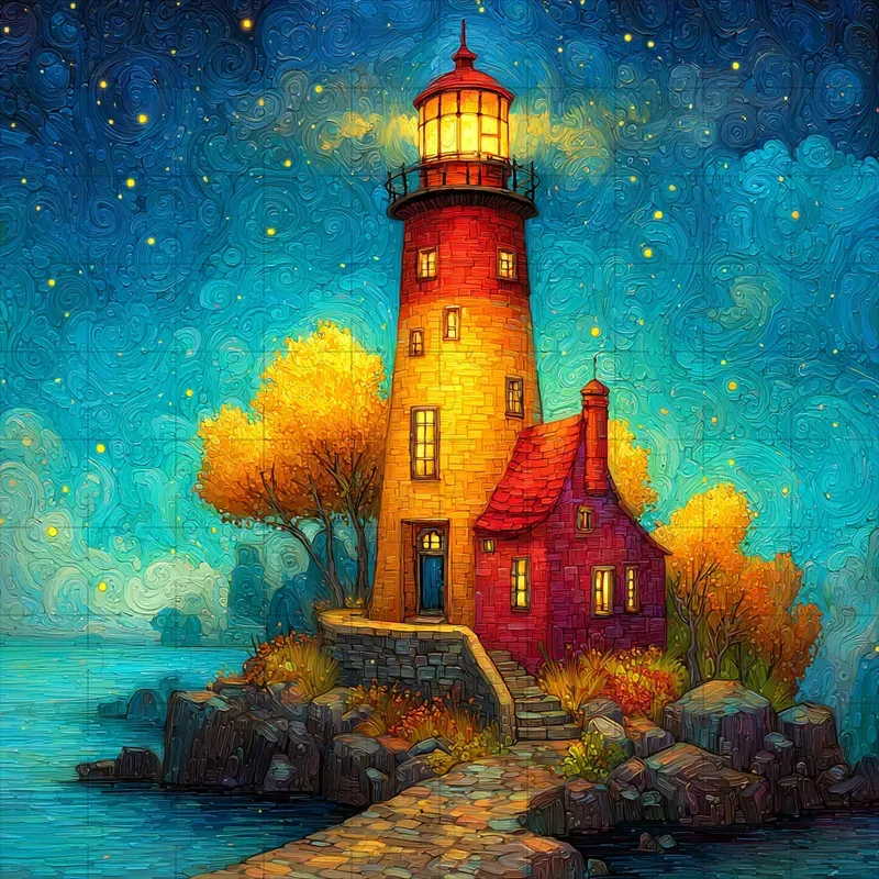 Impasto Whimsical Storybook Art Midjourney Prompt | PromptBase