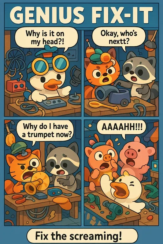 3D Comic Strips ChatGPT Image Prompt | PromptBase