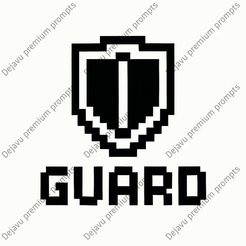 Retro Pixel 8bit Logos ChatGPT Image Prompt | PromptBase