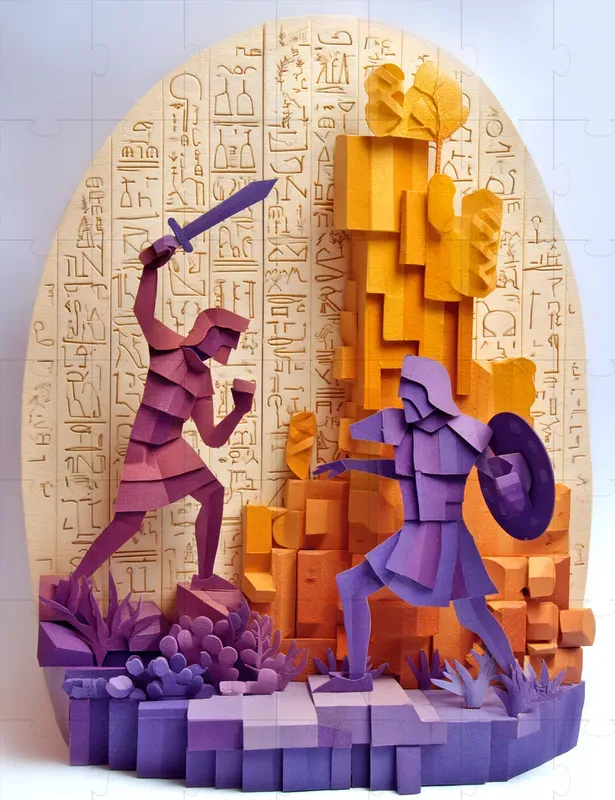 Biblical Symbolism Dioramas Midjourney Prompt | PromptBase