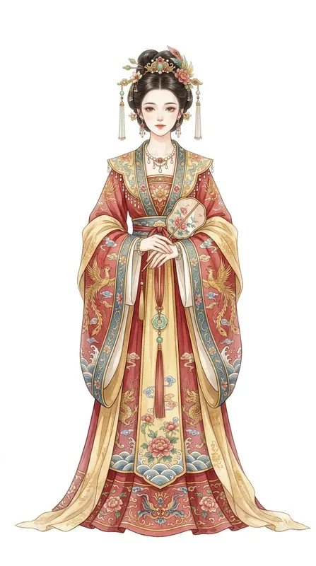 Ancient Chinese Goddess Portrait Art Gemini Image Prompt | PromptBase