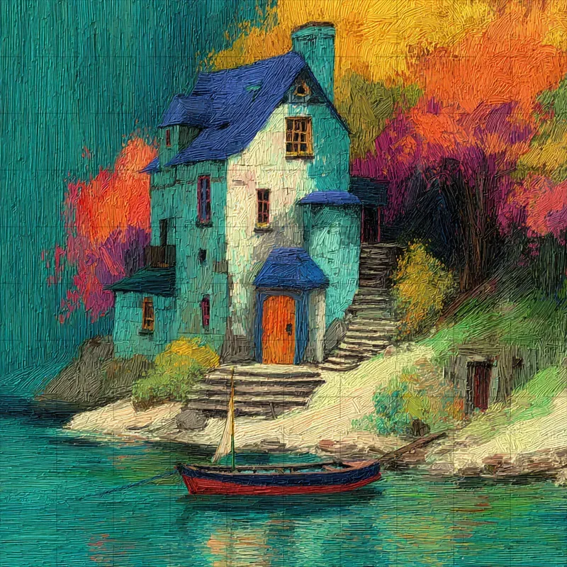 Impasto Storybook Textured Art Midjourney Prompt | PromptBase