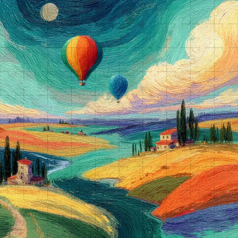 Impasto Storybook Textured Art Midjourney Prompt | PromptBase