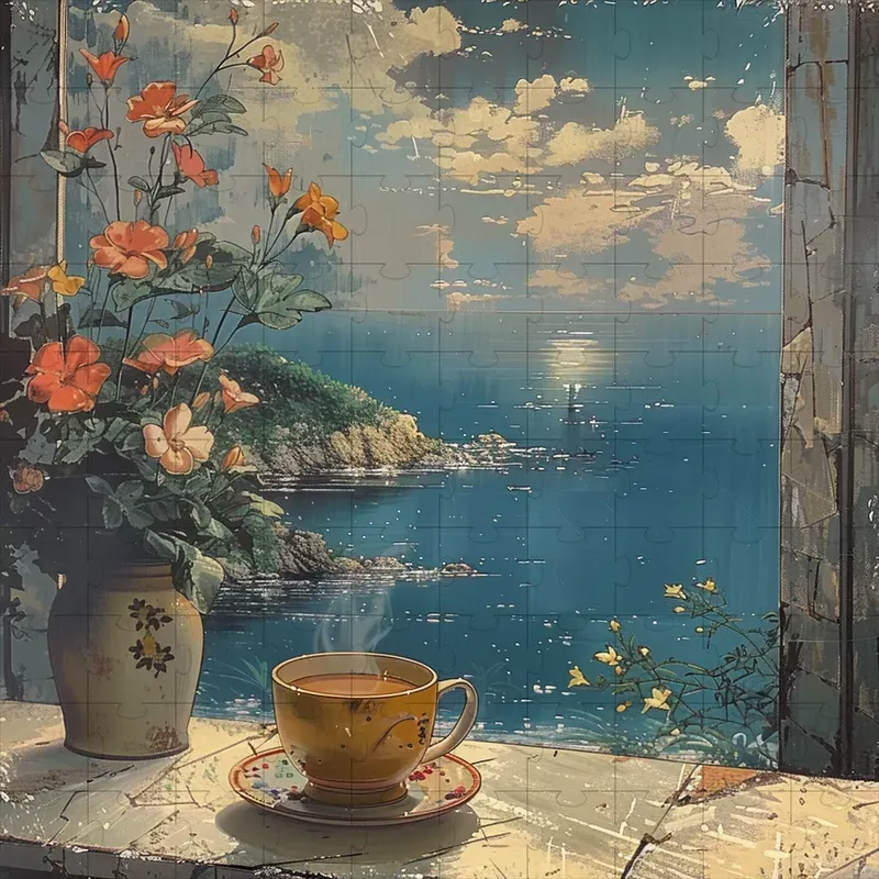 Murals Vibrant Storybook Scenes Art Midjourney Prompt | PromptBase